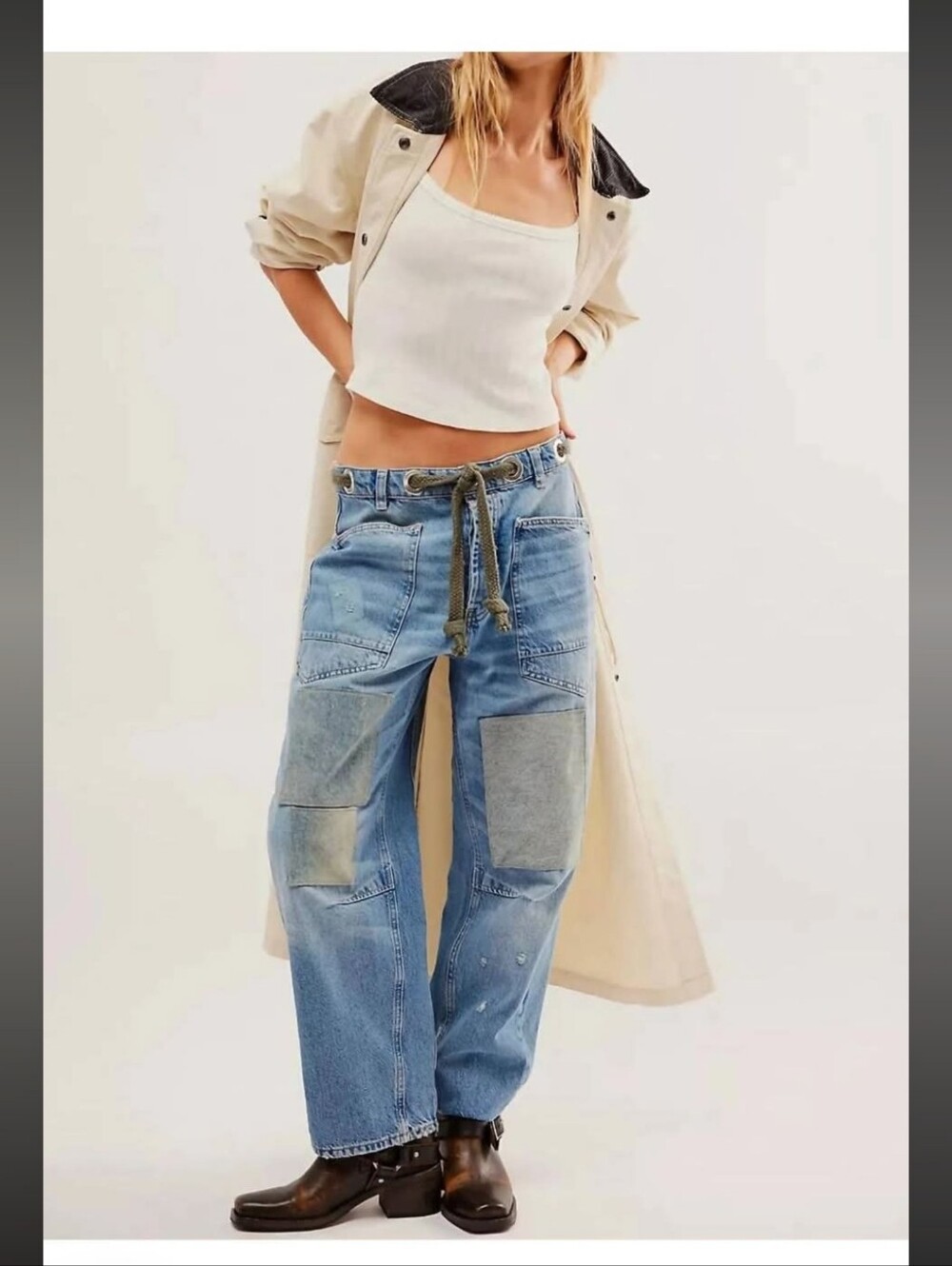 Free People We The Free Moxie Barrel Jeans